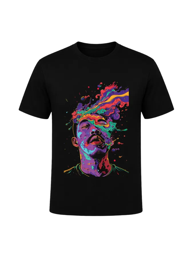 Mind Blown printed on a t-shirt