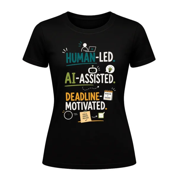 Human-Led. AI-Assisted. Deadline-Motivated