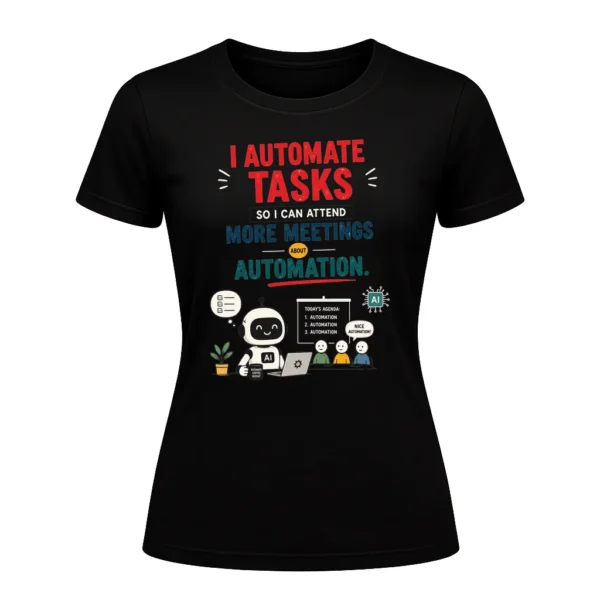 I automate tasks so I can attend more meetings about automation