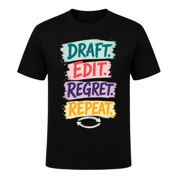 Draft. Edit. Regret. Repeat