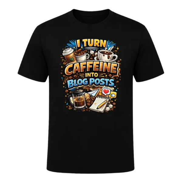 I turn caffeine into blog posts
