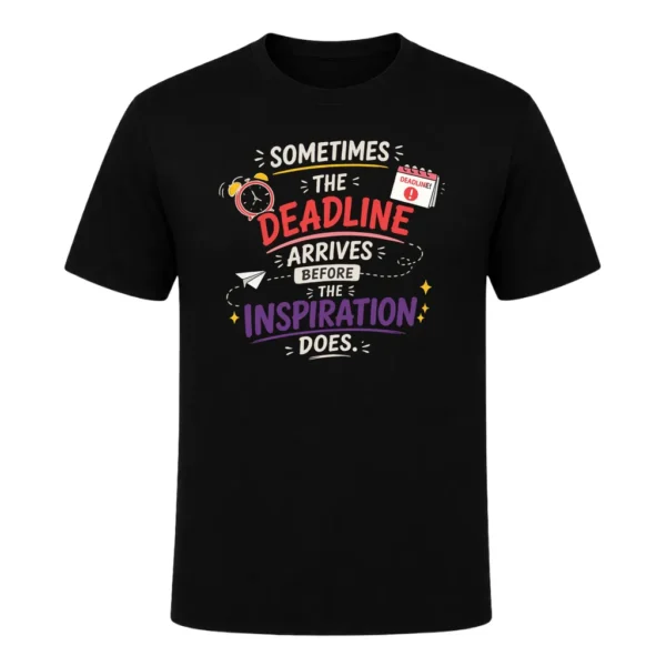 Sometimes the deadline arrives before the inspiration does