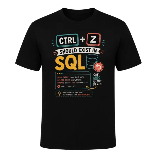 Ctrl + Z should exist in SQL.