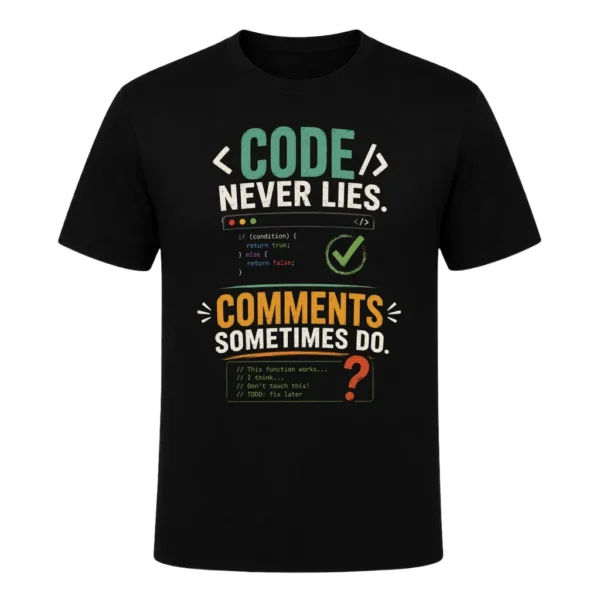 Code never lies. Comments sometimes do.