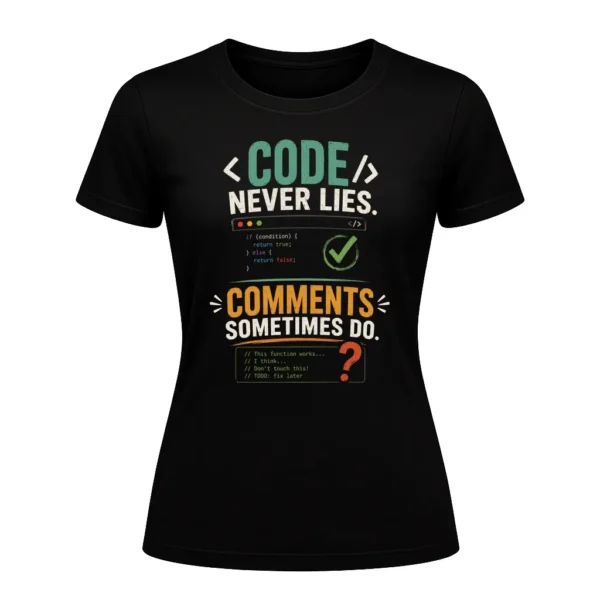 Code never lies. Comments sometimes do.