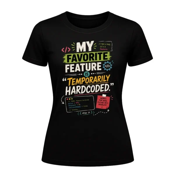 My favorite feature is 'temporarily hardcoded.'