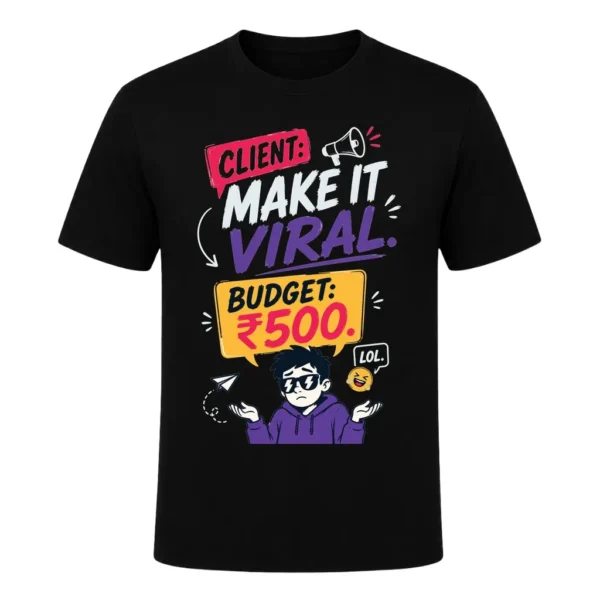 Client Make it viral. Budget ₹500