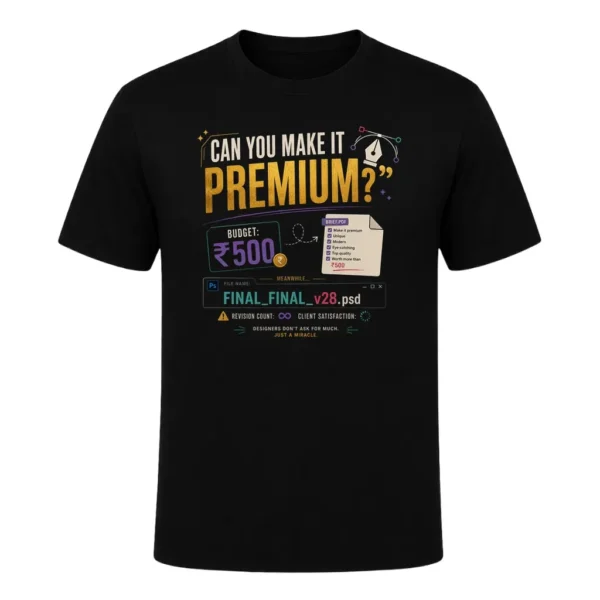 Can you make it premium Budget ₹500