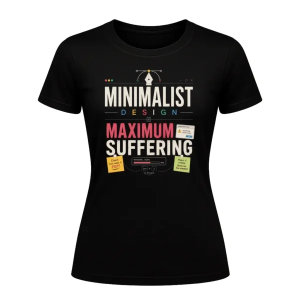 Minimalist design. Maximum suffering