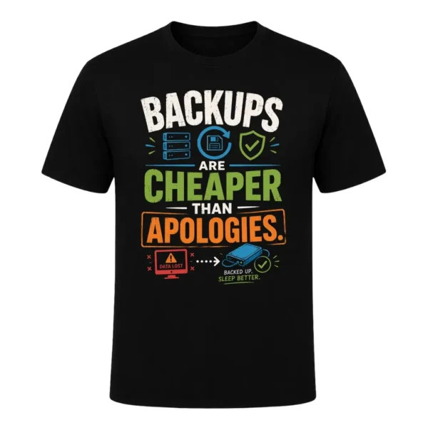 Backups are cheaper than apologies