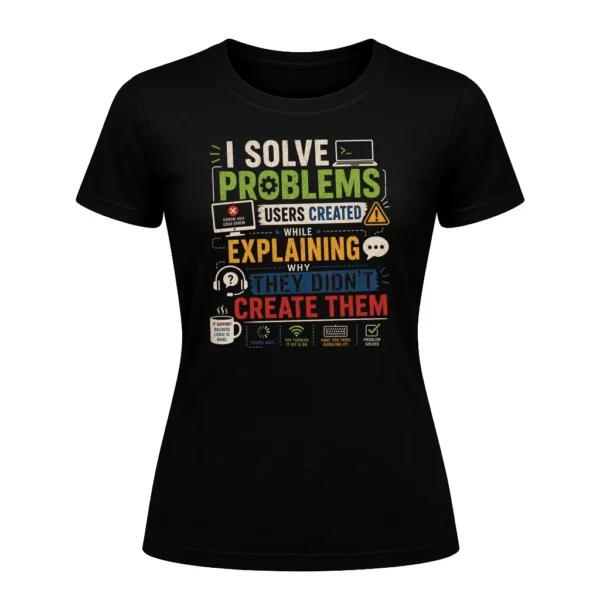 I solve problems users created while explaining why they didn't create them