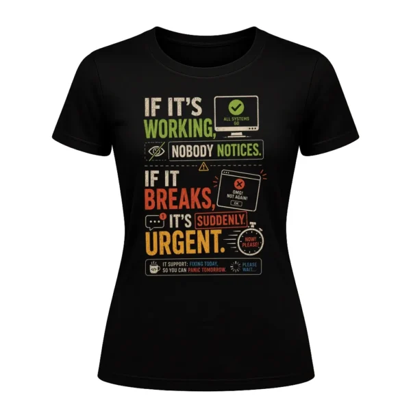 If it's working, nobody notices. If it breaks, it's suddenly urgent