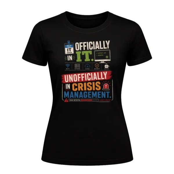 Officially in IT. Unofficially in crisis management