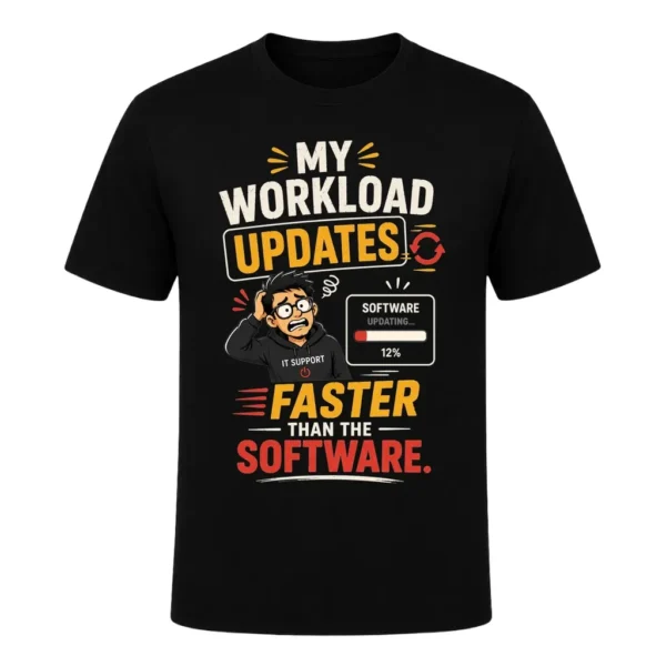 My workload updates faster than the software.