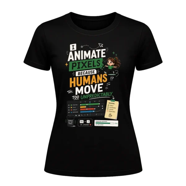 I animate pixels because humans move too unpredictably