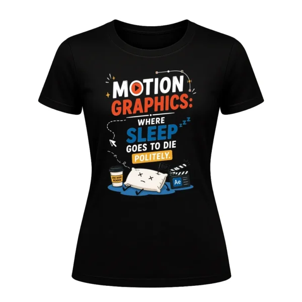 Motion graphics where sleep goes to die politely