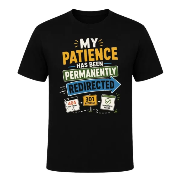 My patience has been permanently redirected