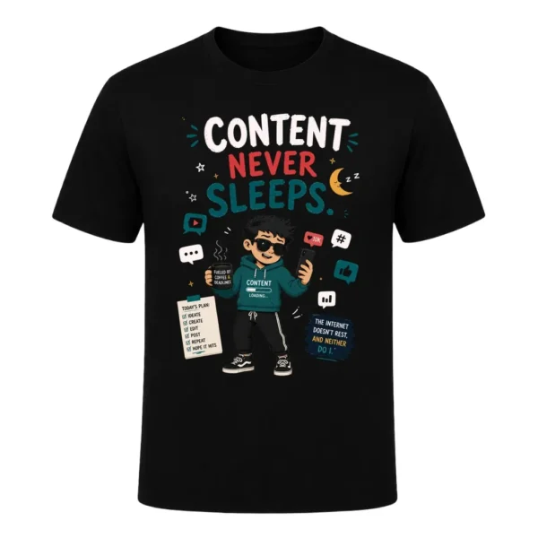 Content never sleeps.