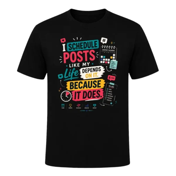 I schedule posts like my life depends on it. Because it does.