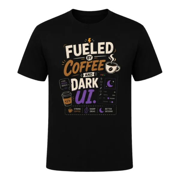 Fueled by coffee and dark UI