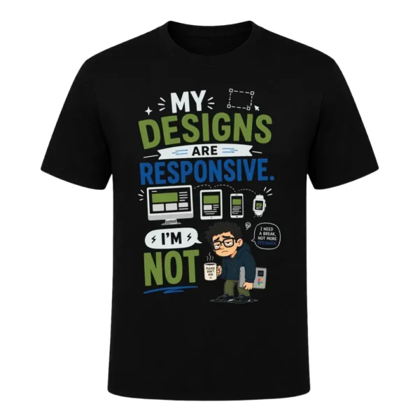 My designs are responsive. I'm not