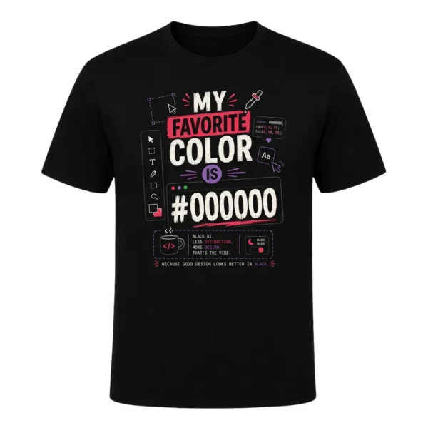 My favorite color is #000000