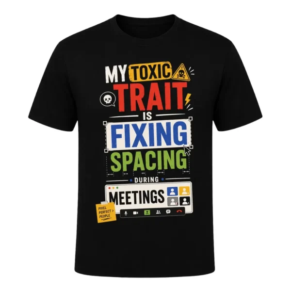 My toxic trait is fixing spacing during meetings