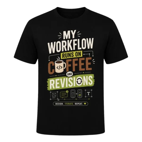 My workflow runs on coffee and revisions
