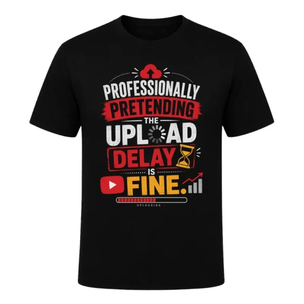 Professionally pretending the upload delay is fine