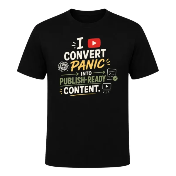 I convert panic into publish-ready content.
