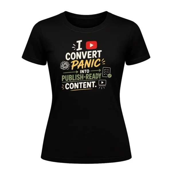 I convert panic into publish-ready content.